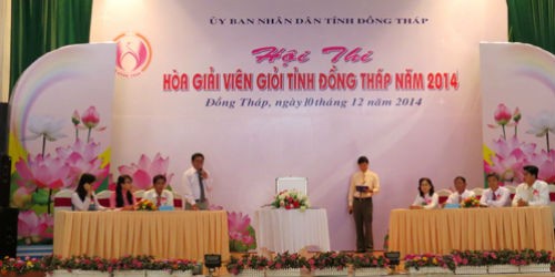 Đồng Tháp: Sôi nổi Hội thi Hòa giải viên giỏi năm 2014