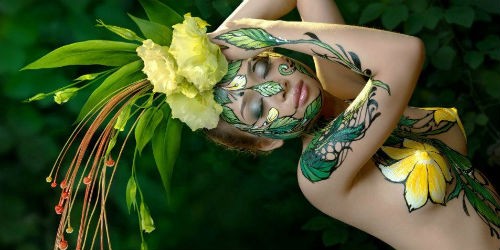 Body painting: Khi da thịt là chất liệu vẽ