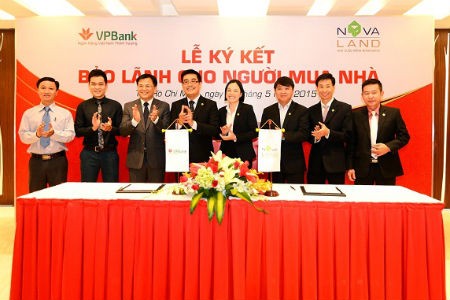 Novaland ký kết với ngân hàng bảo lãnh cho người mua nhà