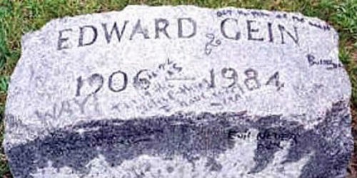Tấm bia mộ của Eddie Gein