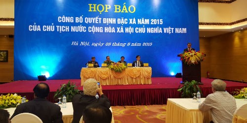 Hơn 18.500 phạm nhân được đặc xá năm 2015