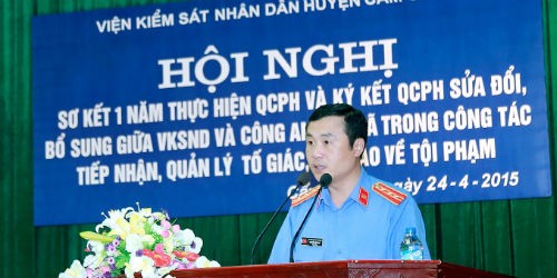 Một Viện trưởng VKSND huyện nhiều sáng kiến