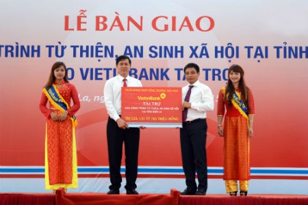 VietinBank luôn đi đầu trong công tác từ thiện và an sinh xã hội