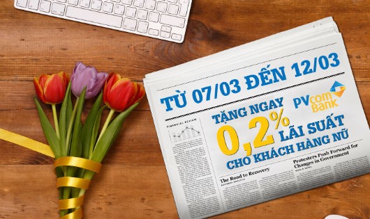 PVcomBank dành nhiều ưu đãi cho khách hàng nữ dịp 8/3