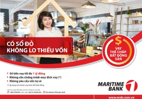 Vay tiêu dùng siêu linh hoạt tại Maritime Bank