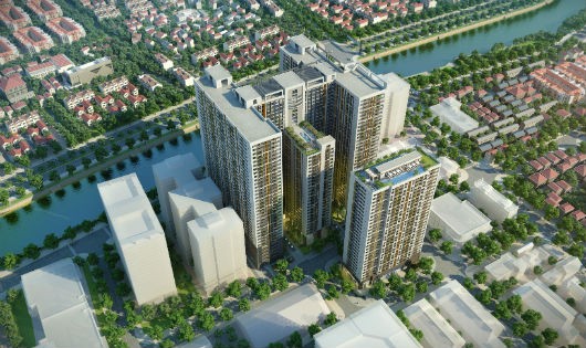 Phối cảnh Khu phức hợp The GoldView