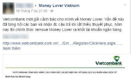 Người dùng lo lắng và gỡ bỏ ứng dụng Money Lover