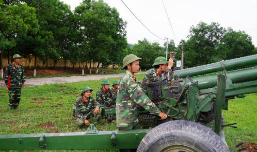 Huấn luyện Pháo 105 ly cho chiến sĩ dự bị động viên Tiểu đoàn 3, Lữ đoàn 454