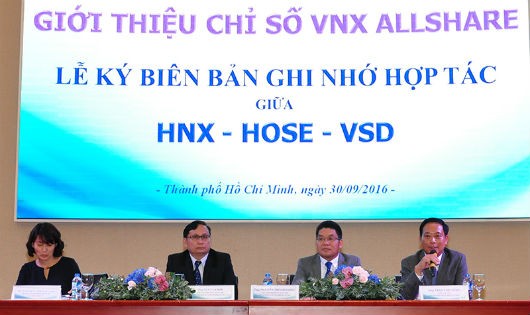 Hình ảnh tại buổi giới thiệu chỉ số VNX Allshare