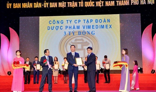 Tập đoàn Vimedimex đóng góp từ thiện là 3 tỷ đồng