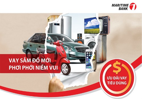 Maritime Bank dành nhiều ưu đãi hấp dẫn cho vay tiêu dùng dịp cuối năm