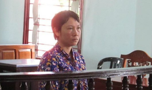 Bị cáo Nguyễn Thị Ngọc Yến tại phiên tòa. Ảnh PL TPHCM