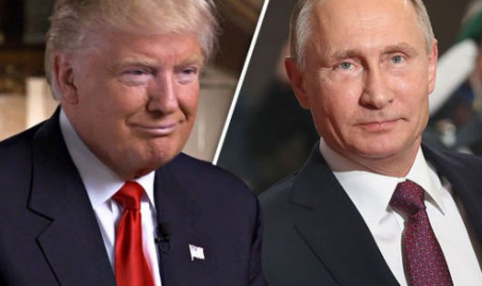 Tổng thống Mỹ Donald Trump và Tổng thống Nga Vladimir Putin