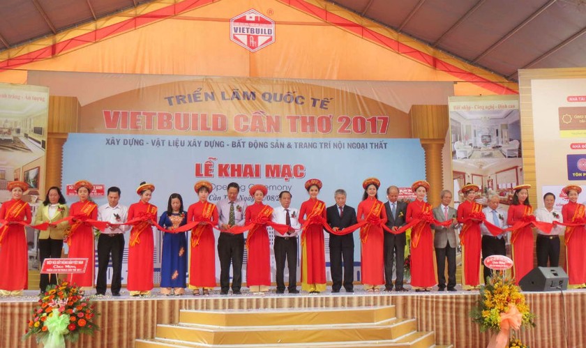 Lễ khai mạc Triển lãm Quốc tế VIETBUILD Cần Thơ 2017