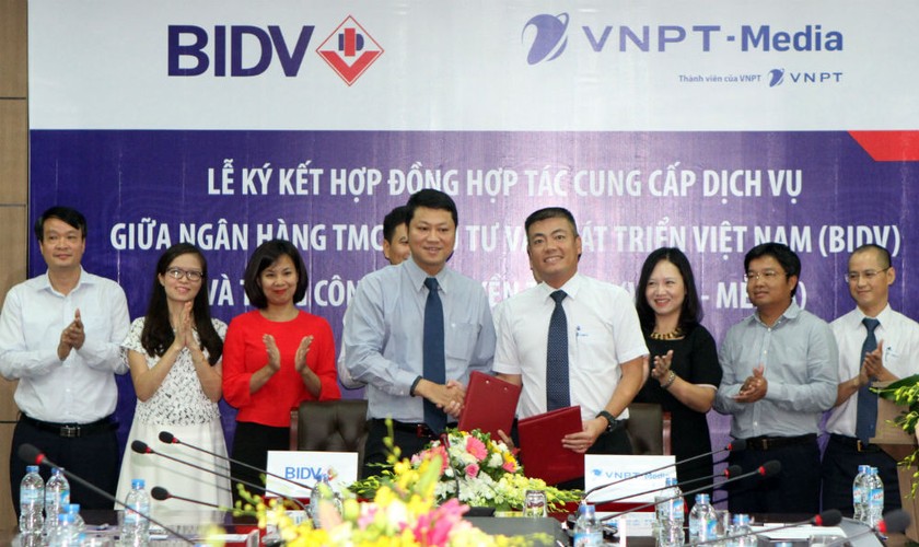 BIDV và VNPT-Media ký kết hợp đồng hợp tác cung cấp dịch vụ