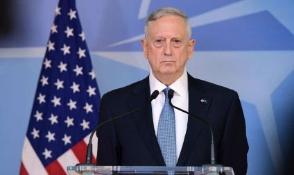 Bộ trưởng Quốc phòng Mỹ James Mattis. Ảnh: AP