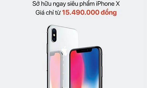 MobiFone nhận đặt iPhone X từ ngày 1/12/2017 đến hết ngày 7/12/2017 với mức giá chỉ còn từ 15.490.000 đồng