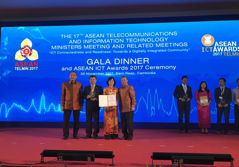 BIDV Payment đạt giải Bạc tại ASEAN ICT Awards 2017