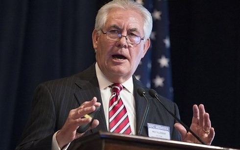 Ngoại trưởng Mỹ Rex Tillerson. Ảnh: AP/VOV