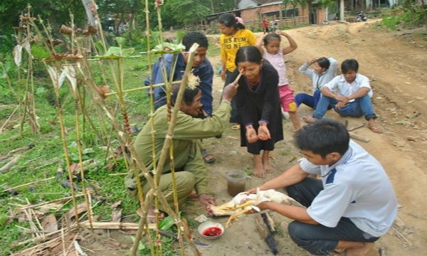 Lễ trồng thần cây “cúng” của đồng bào H’rê