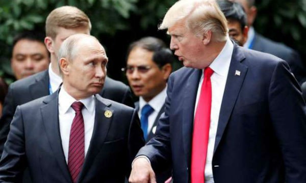 Tổng thống Nga Putin và Tổng thống Mỹ Trump