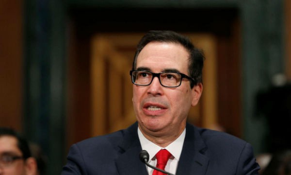 Bộ trưởng Tài chính Mỹ Steven Mnuchin (Ảnh: Reuters/Báo Dân trí)