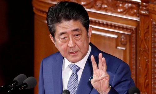 Thủ tướng Nhật Bản Shinzo Abe. Ảnh: Reuters/VnExpress