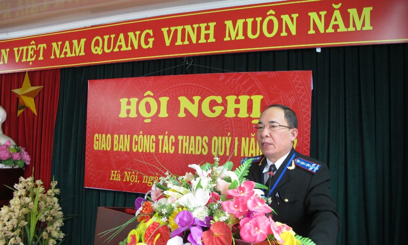 Một hội nghị giao ban công tác của Cục THADS Hà Nội