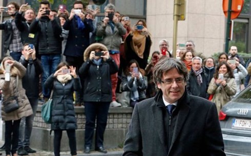 Cựu Thủ hiến Catalonia Carles Puigdemont. (Ảnh: AFP/VOV)