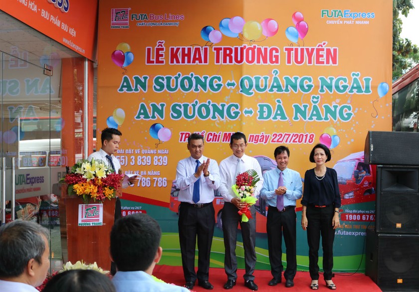 Phương Trang khai trương tuyến TPHCM đi Quảng Ngãi, Đà Nẵng, giá từ 250.000 đồng