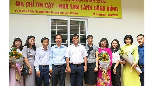 “Địa chỉ tin cậy - Nhà tạm lánh” tại cộng đồng chính thức ra mắt ở quận Hoàn Kiếm, Hà Nội