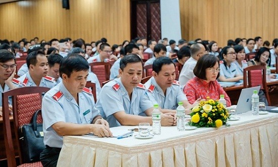 Các cán bộ thanh tra - kiểm tra của Ngành tham dự Hội nghị