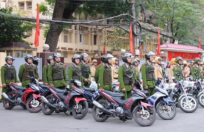 Công an thành phố Hải Phòng ra quân trấn áp tội phạm đảm bảo ANTT Tết Nguyên đán Kỷ Hợi 2019