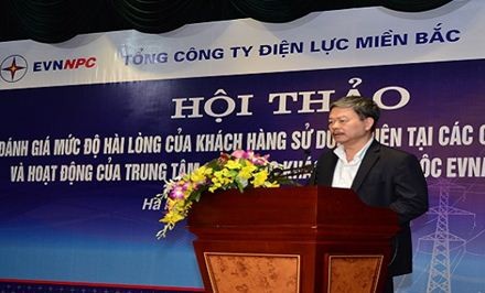 Phó Tổng Giám đốc EVNNPC  Lê Quang Thái: “Các hoạt động quản lý vận hành, kinh doanh, dịch vụ khách hàng phải phối hợp chặt chẽ trong việc đảm bảo điện, đáp ứng nhanh nhất yêu cầu của khách hàng”