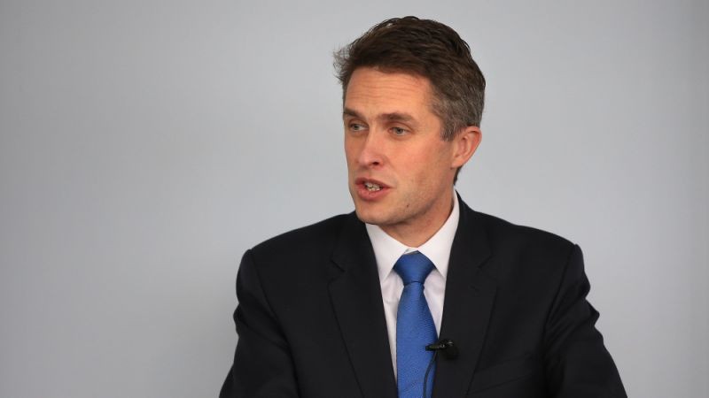 Bộ trưởng Quốc phòng Anh Gavin Williamson