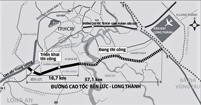 Trước 1/6 phải hoàn thành GPMB cao tốc Bến Lức - Long Thành