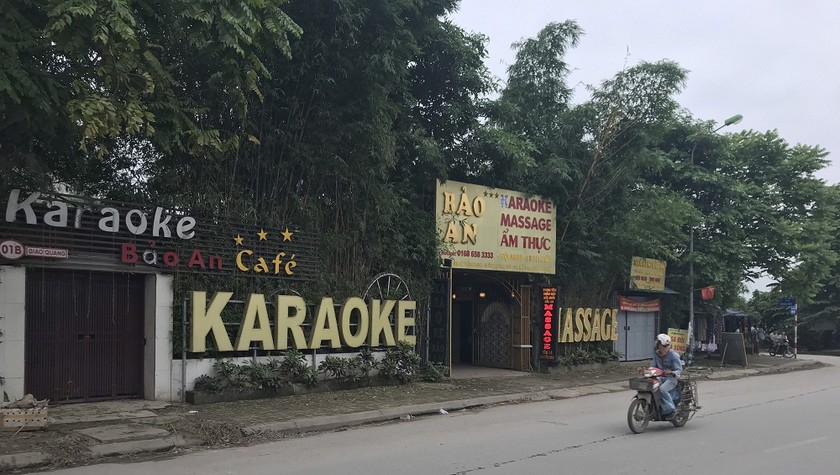 Cơ sở kinh doanh karaoke – massage - ẩm thực Bảo An xây dựng với quy mô lớn trên đất nông nghiệp
