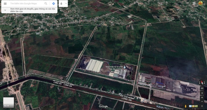 Hai nhà máy rác của Vietstar và Tâm Sinh Nghĩa gây hôi hám không chỉ địa bàn TP HCM mà lan sang tận Long An