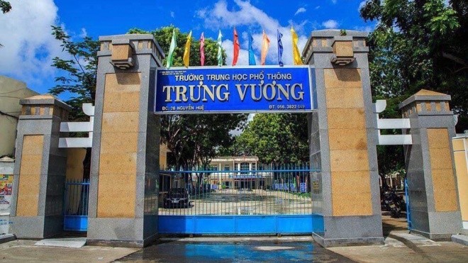 Trường PTTH Trưng Vương – Bình Định. Ảnh: Đặng Hiếu Nhân