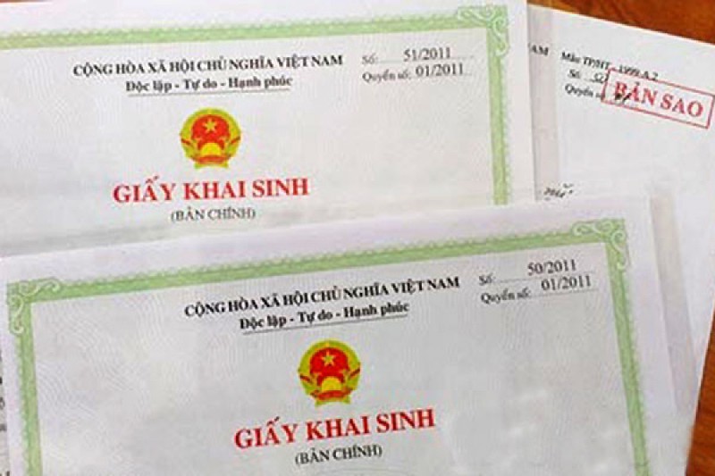 Cấp lại Giấy khai sinh