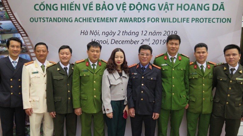 Những “người hùng” trong công tác bảo vệ động vật hoang dã đã được vinh danh tại Giải Cống hiến bảo vệ động vật hoang dã năm 2019