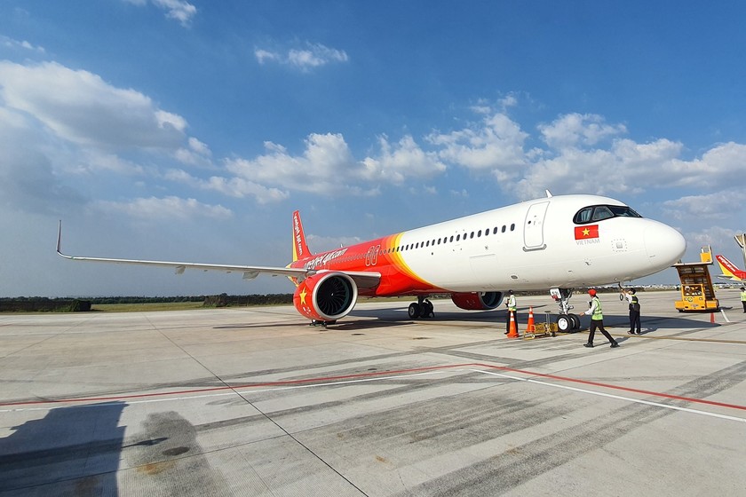 Sẵn sàng mùa cao điểm, Vietjet chào đón thêm tàu bay A321neo ACF hiện đại nhất thế giới