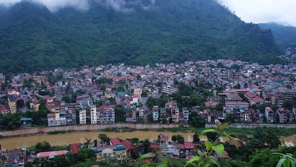 Thành phố Hà Giang là một trong 3 thành phố được lựa chọn triển khai Dự án Đô thị Hai Xanh. Ảnh - Giadinh.net.vn