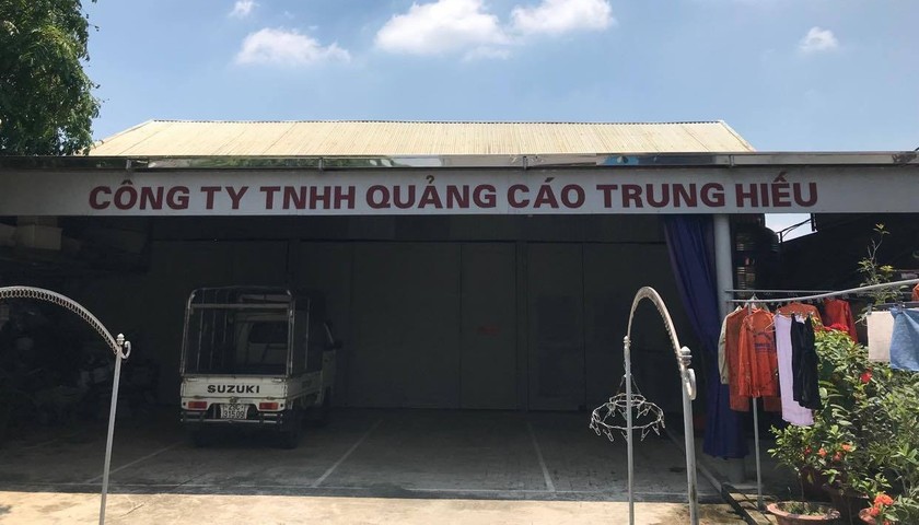 Công trình nhà ông Nguyễn Văn Nghĩa - anh trai ông Nguyễn Văn Huynh, Chủ tịch UBND xã Phú Cường