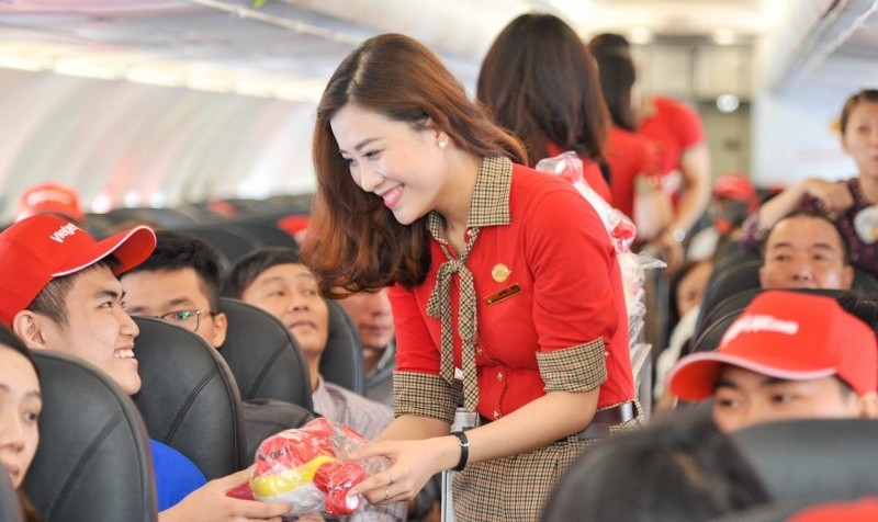 Vietjet mở bán vé siêu khuyến mại 50 Baht trên 13 đường bay nội địa tại Thái Lan