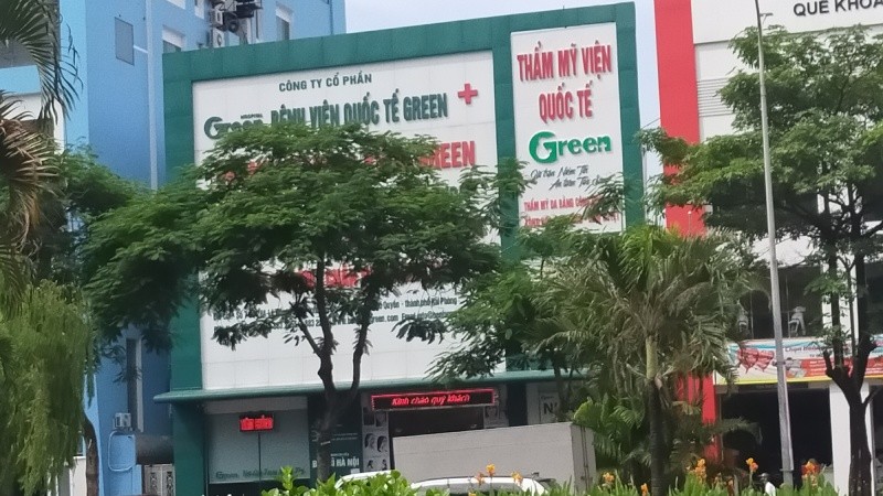 Thẩm mỹ viện Quốc tế Green nằm trong cơ sở thuộc hệ thống mở rộng của Bệnh viện Quốc tế Green.