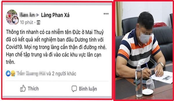 Ông L.Q.B và bài viết thất thiệt được người này đăng tải trên facebook tối 21/7.