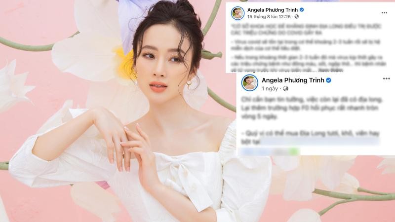 Angela Phương Trinh bị cơ quan chức năng yêu cầu gỡ thông tin giun đất chữa khỏi COVID-19.