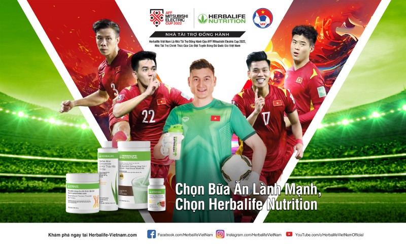 Herbalife Nutrition Trở Thành Nhà Tài Trợ Đồng Hành Của AFF Mitsubishi Electric Cup Lần Thứ Hai Liên Tiếp