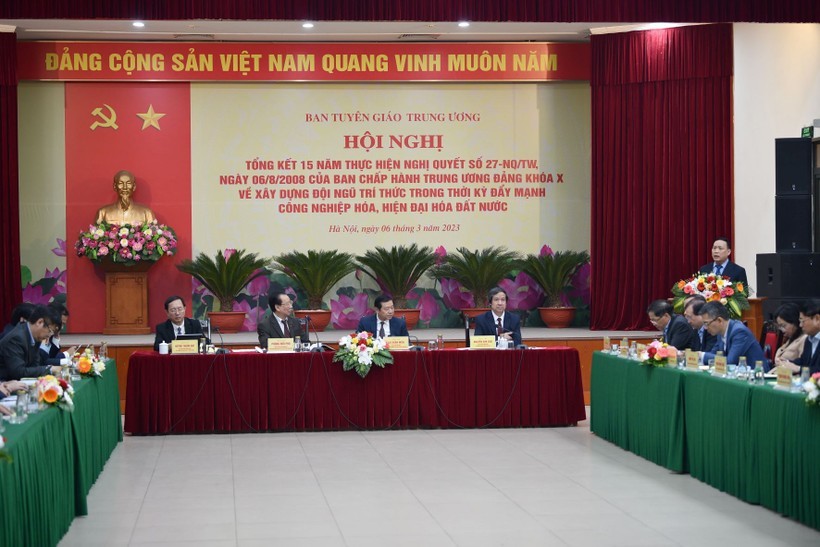 Hội nghị tổng kết 15 năm thực hiện Nghị quyết số 27 do Ban Tuyên giáo Trung ương tổ chức.